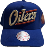 Men's Edmonton Oilers NHL Mitchell & Ness Historical Royal Snapback Hat - Pro Pinch
