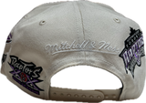 Men's Toronto Raptors NBA Mitchell & Ness Historical Cream Snapback Hat - Original Fit