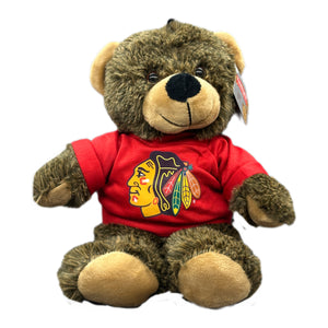 Chicago Blackhawks NHL Hockey 14" Team Shirt Teddy Bear Plush by Pennington