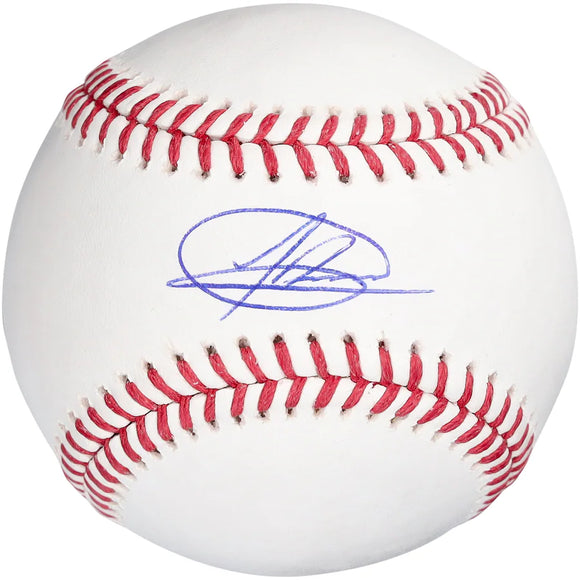 Jasson Dominguez Signed New York Yankees Official MLB Rawlings Baseball With Holofoil & COA