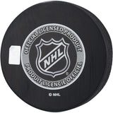 Juraj Slafkovsky Montreal Canadiens Autographed French 2022 NHL Draft Logo Hockey Puck with "#1 Pick" Inscription