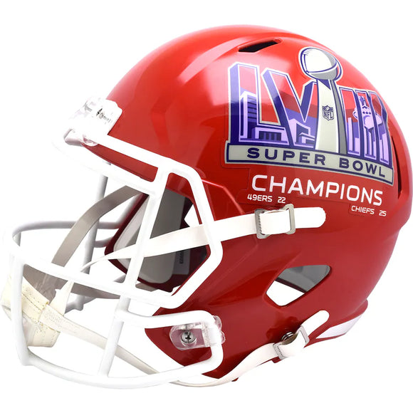 Kansas City Chiefs Super Bowl LVIII Champions Riddell Speed Replica Helmet