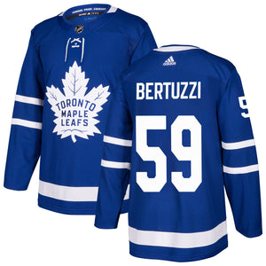 Men's Toronto Maple Leafs Tyler Bertuzzi adidas Blue Authentic Player Hockey Jersey