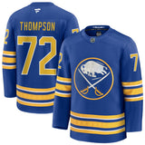 Men's Buffalo Sabres Fanatics Blue Home Premium NHL Hockey Jersey With AK Name Bar - Tage Thompson