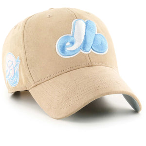 Men's Montreal Expos '47 Ultra Suede Ballpark MVP Adjustable Snapback Cap Hat