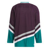 Men's Anaheim Ducks Adidas Purple Team Classic NHL Hockey Jersey