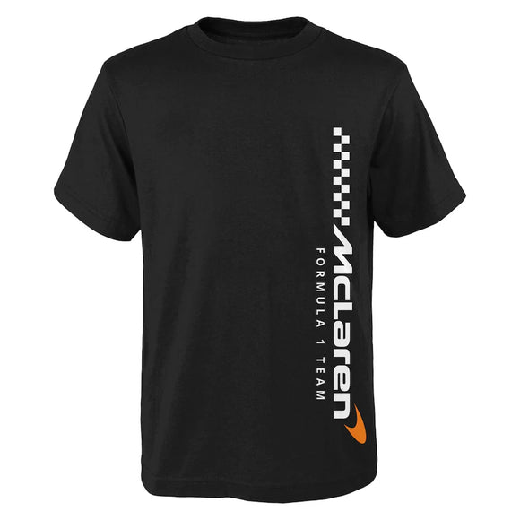 Men's Motorsports McLaren F1 Team Checkered Flag T-Shirt - Black