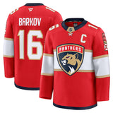 Men's Florida Panthers Fanatics Red Home Premium NHL Hockey Jersey - Aleksander Barkov