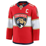Men's Florida Panthers Fanatics Red Home Premium NHL Hockey Jersey - Aleksander Barkov
