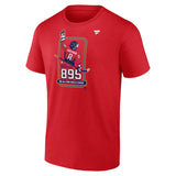 Men's Washington Capitals Alexander Ovechkin Fanatics Athletic Red NHL All-Time Leading Goal Scorer Locker Room T-Shirt