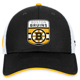 Men's Boston Bruins Fanatics Branded Black 2023 NHL Draft On Stage Trucker Adjustable Hat