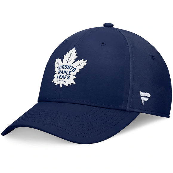 Toronto Maple Leafs Fanatics Branded 2024 Stanley Cup Playoffs Core Structured Flex Fit Hat - Blue