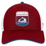Men's Colorado Avalanche Fanatics Branded Burgundy 2023 NHL Draft On Stage Trucker Adjustable Hat