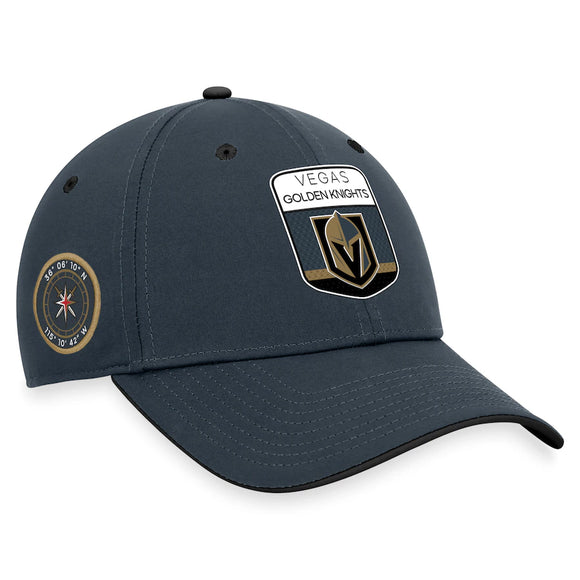 Men's Vegas Golden Knights Fanatics Branded Charcoal 2023 NHL Draft Flex Hat
