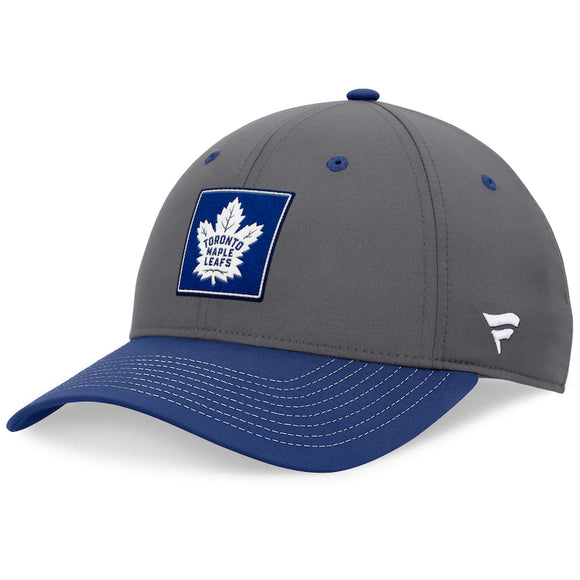 Toronto Maple Leafs Fanatics Branded 2024 Stanley Cup Playoffs Locker Room Structured Adjustable Hat - Gray
