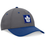 Toronto Maple Leafs Fanatics Branded 2024 Stanley Cup Playoffs Locker Room Structured Adjustable Hat - Gray