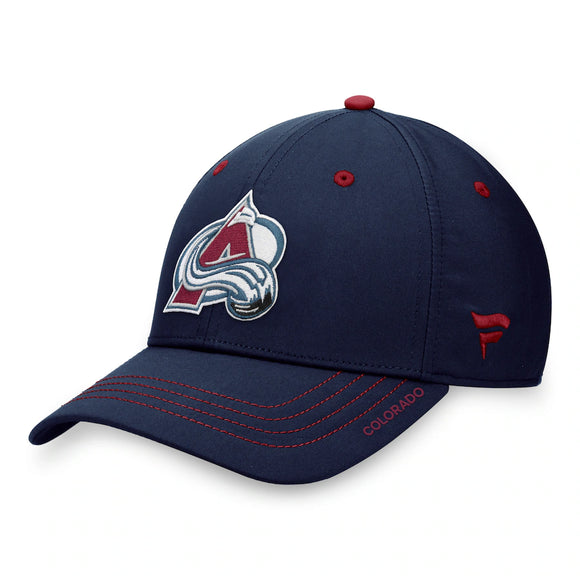 Colorado Avalanche Fanatics Branded Navy Game Training - Authentic Pro Rink Flex Hat