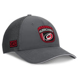 Men's Carolina Hurricanes Fanatics Gray Authentic Pro Home Ice Trucker Adjustable Hat