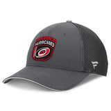 Men's Carolina Hurricanes Fanatics Gray Authentic Pro Home Ice Trucker Adjustable Hat