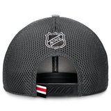 Men's Carolina Hurricanes Fanatics Gray Authentic Pro Home Ice Trucker Adjustable Hat