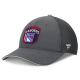 Men's New York Rangers Fanatics Gray Authentic Pro Home Ice Trucker Adjustable Hat