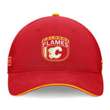 Men's Calgary Flames Fanatics 2024 NHL Draft On Stage Trucker Adjustable Hat - Red