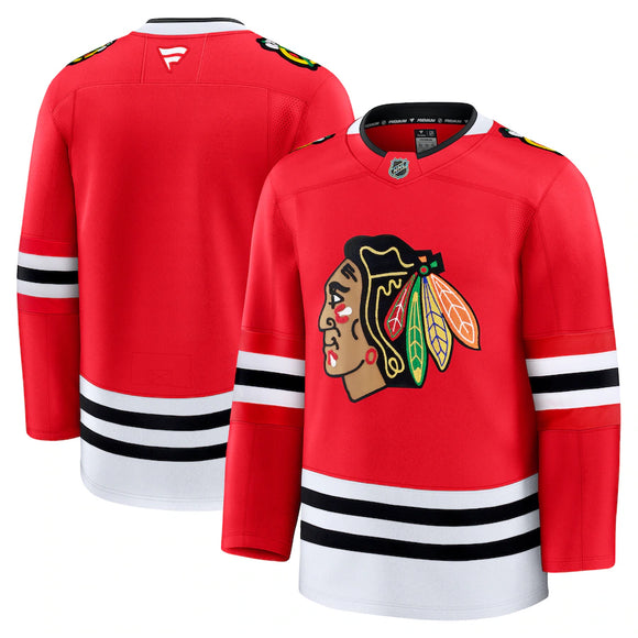 Men's Chicago Blackhawks Fanatics Red Home Premium NHL Hockey Jersey