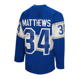 Men's Toronto Maple Leafs Auston Matthews Mitchell & Ness Blue 2017 Blue Line Player Jersey