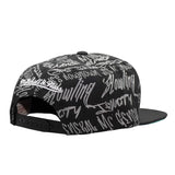 Men's Mitchell & Ness Black Vancouver Grizzlies Meaningful Words Snapback Hat