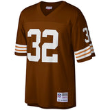 Men's Mitchell & Ness Jim Brown Brown Cleveland Browns Legacy Replica Jersey