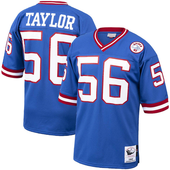 Men's Mitchell & Ness Lawrence Taylor Royal New York Giants 1986 Authentic Throwback Retired Player Jersey