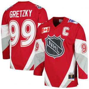 Wayne Gretzky Mitchell & Ness 1999 NHL All-Star Game Blue Line Player Jersey - Red