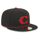 Men's Cincinnati Reds New Era Black 2023 City Connect 59FIFTY Fitted Hat