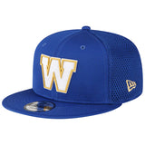 Winnipeg Blue Bombers CFL Football New Era Sideline 9FIFTY Snapback Hat - Blue