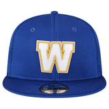 Winnipeg Blue Bombers CFL Football New Era Sideline 9FIFTY Snapback Hat - Blue