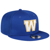 Winnipeg Blue Bombers CFL Football New Era Sideline 9FIFTY Snapback Hat - Blue