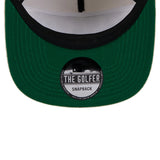 Men's New York Yankees New Era Cream Throwback Bar Golfer Corduroy Snapback Hat