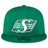 Saskatchewan Roughriders CFL Football New Era Sideline 9FIFTY Snapback Hat - Green