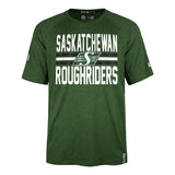 Saskatchewan Roughriders New Era Sideline Varsity Performance T-Shirt - Green