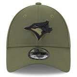 Toronto Blue Jays New Era 2023 Armed Forces Day 9FORTY Adjustable Hat - Green