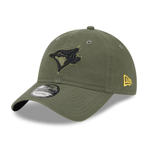 Toronto Blue Jays New Era 2023 Armed Forces Day 9TWENTY Adjustable Hat - Green