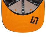 Men's New Era Lando Norris Orange McLaren F1 Team Driver 9FIFTY Adjustable Hat - M/L