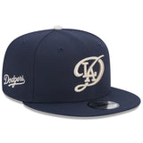 Men's Los Angeles Dodgers New Era Navy 2024 City Connect 9FIFTY Snapback Hat
