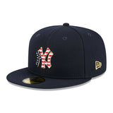 Men's New York Yankees New Era 2023 Fourth of July 59FIFTY Fitted Hat - Navy