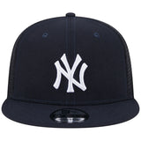 Men's New Era Navy New York Yankees Team Color Trucker 9FIFTY Snapback Hat