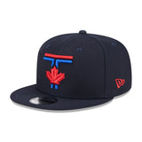 Men's New Era Navy Toronto Blue Jays 2024 City Connect 9FIFTY Snapback Hat