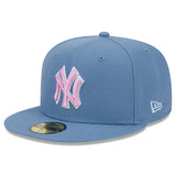 Men's New York Yankees New Era Faded Blue Color Pack 59FIFTY Fitted Hat