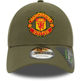 Men's Manchester United New Era Seasonal Pop 9FORTY Hat - Olive