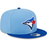 Toronto Blue Jays New Era 2024 Batting Practice On-Field 9FIFTY Snapback Hat - Powder Blue
