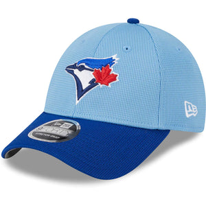 Toronto Blue Jays New Era 2024 Batting Practice On-Field 9FORTY Adjustable Hat - Powder Blue